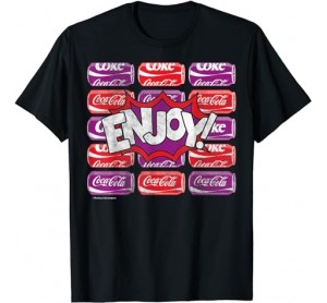 Coca Cola Vintage Halftone Comic Enjoy Pow T-Shirt